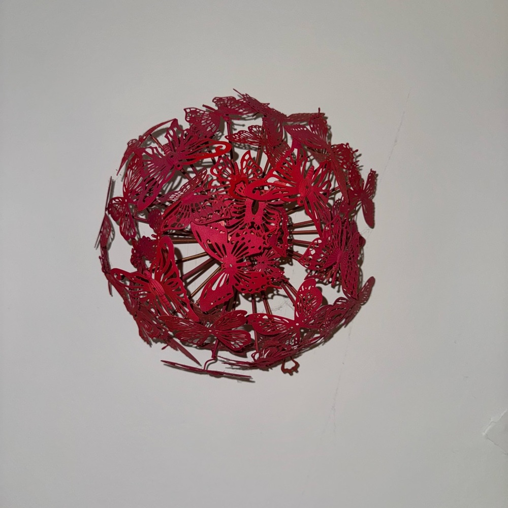 Pink Butterfly Wall Art